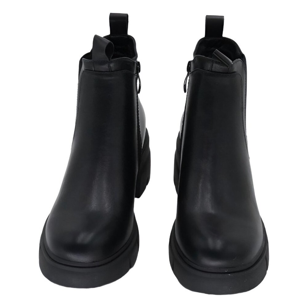 GC Shoes Women's William Chelsea Lug Sole Booties Black 8M - Picture 5 of 6